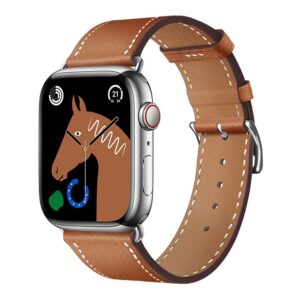 Forcell Strap to Apple Watch F-Design FA20 holes eco-friendly leather 38 / 40 / 41 mm brown