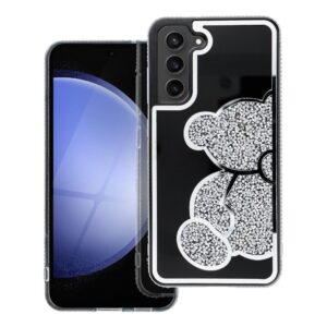 Teddy Bear case for Samsung A36 5G silver