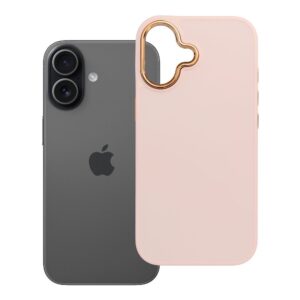 Frame case for iPhone 17 powder pink