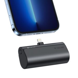 Veger Powerbank PlugOn (W0556P) PD QC3.0 3A 20W 5000 mAh with a built-in connector Lightning black