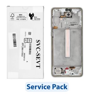 Samsung ServicePack LCD Display A33 5G A336B GH82-28143B White