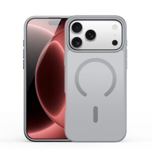 DUX DUCIS case YIND compatible with MagSafe for iPhone 18 Pro / 17 Pro (Open Ring Version) grey