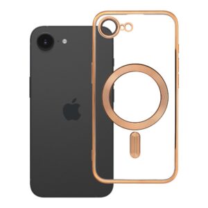 Electro Mag Cover case for iPhone 16e (SE 4 2025) / 17e compatible with MagSafe gold
