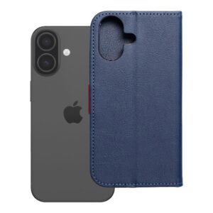 Split Book flip case for iPhone 17 / 18 navy and red