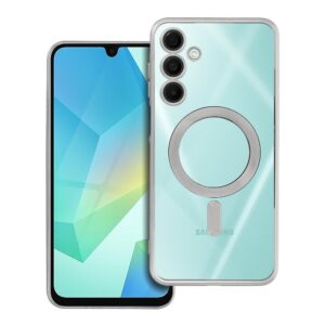 Electro Mag Cover case for Samsung A16 5G / A16 4G compatible with MagSafe silver