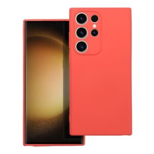 Silicone case for Samsung S23 ULTRA peach