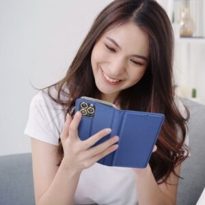 Smart Case Book for Samsung S22 PLUS navy blue
