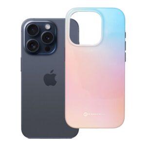 Forcell Case for iPhone 15 PRO F-Protect Mirage compatible with Magsafe Military Drop-Test pinky blue