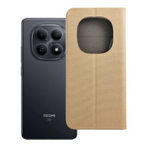 Sensitive Book flip case for Xiaomi Redmi NOTE 15 PRO 5G gold