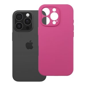 Case for iPhone 16 PRO Silicone 2mm compatible with MagSafe pink