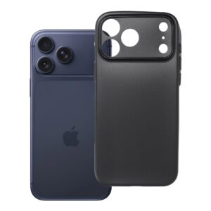 Ultrathin Matt case for iPhone 17 Pro Max / 18 Pro Max (low camera edge) black