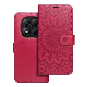 Mezzo Book flip case for Xiaomi Redmi NOTE 14 PRO 5G / 14 PRO PLUS 5G mandala magenta