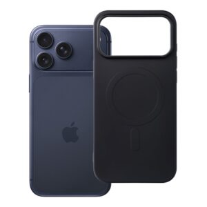 Silicone Mag Cover case for iPhone 18 Pro Max / 17 Pro Max compatible with MagSafe (big hole) black