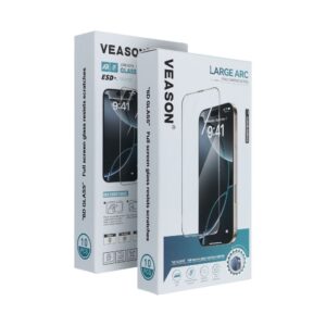 Veason 6D Pro Glass (SET 10in1) - for Iphone 16 Pro / 17 / 18 black