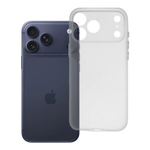 Ultrathin Matt case for iPhone 17 Pro Max / 18 Pro Max (low camera edge) transparent