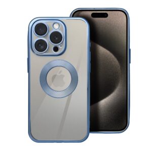 Glam case for iPhone 17 Pro Max / 18 Pro Max (low camera edge) blue
