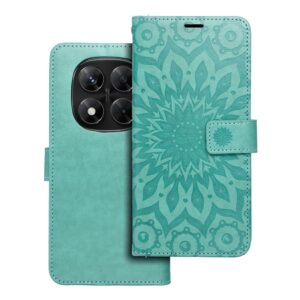 Mezzo Book flip case for Xiaomi Redmi NOTE 14 PRO 5G / 14 PRO PLUS 5G mandala green