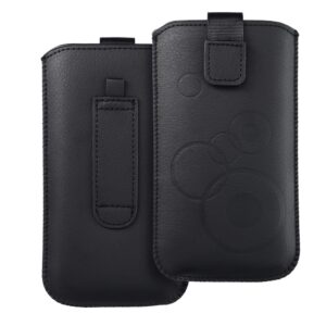 Deko slip-in phone case sleeve for Samsung A41 / S20 / A6 2018 / A20e/ Huawei P20/Y5 2019 black