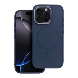 Frame Mag Cover case for iPhone 15 PRO compatible with MagSafe navy blue