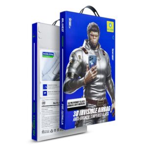 Blueo 5D Mr. Monkey Glass - Apple iPhone 15 Pro black (3D Invisible Airbag Anti-broken)