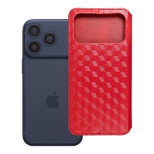 Cubic Book flip case for iPhone 17 PRO MAX / 18 PRO MAX red