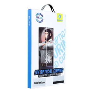 Blueo 5D UV Tempered Glass for Samsung S24 ULTRA Mr. Monkey Glass transparent