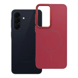 Frame Mag Cover case for Samsung A57 compatible with MagSafe magenta