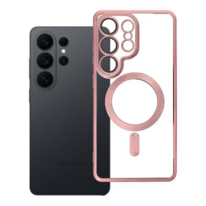 Electro Mag Cover case for Samsung S26 ULTRA compatible with MagSafe gold-rose