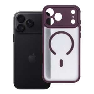Full Matte Mag case for iPhone 18 Pro Max / 17 Pro Max Cover compatible with MagSafe burgundy
