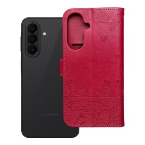 Mezzo Book flip case for Samsung A27 cats red