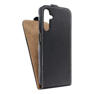Vertical flip case for Samsung A15 4G / A15 5G Slim Flexi Fresh black