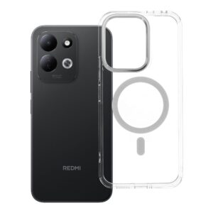 Frame Clear Hybrid Mag Cover case for Xiaomi Redmi 17 4G / 5G compatible with MagSafe transparent