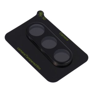 5D Full Glue Tempered Glass Camera Lens for Samsung S25 PLUS black