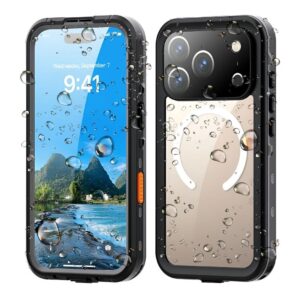 Shellbox Case for iPhone 18 Pro Max / 17 Pro Max Waterproof DOT compatible with MagSafe black