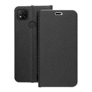 Luna Book Carbon flip case for Xiaomi Redmi 9C / 9C black