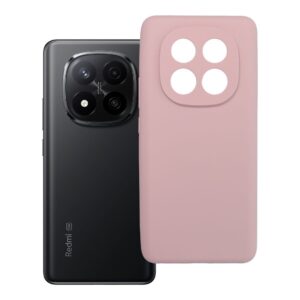 Case for Xiaomi Redmi Note 14 PRO PLUS 5G Silicone 2mm (camera protection) powder pink