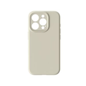 Forcell Case for iPhone 15 PRO F-Protect Rubber Premium compatible with MagSafe antique white