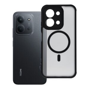 Full Matte Mag case for Xiaomi Redmi 15C (173,16 x 81,07 x 8,2) Cover compatible with MagSafe black