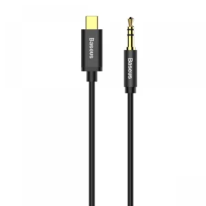 Cablu Audio Baseus Yiven M01 USB-C la 3.5mm Jack Negru