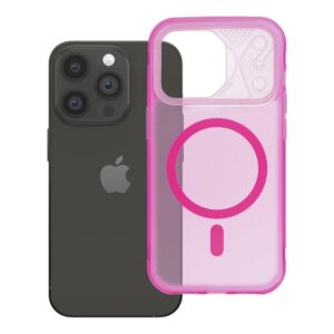 Aurora case for iPhone 14 PRO compatible with MagSafe pink