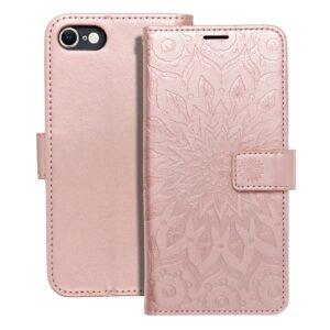 Mezzo Book flip case for iPhone 7 / 8 / SE 2020 / SE 2022 mandala rose gold