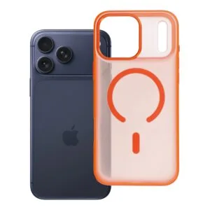 Flexline Mag Cover case for iPhone 18 Pro Max / 17 Pro Max compatible with MagSafe orange