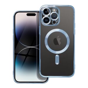 Electro Mag Cover case for iPhone 16 PRO MAX compatible with MagSafe titanium blue