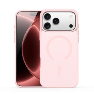 DUX DUCIS case YIND compatible with MagSafe for iPhone 18 Pro / 17 Pro (Open Ring Version) light pink
