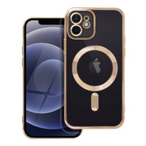 Electro Mag Cover case for iPhone 12 compatible with MagSafe gold