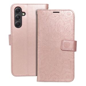 Mezzo Book flip case for Samsung A54 5G mandala rose gold