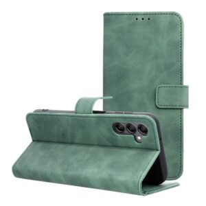 Tender Book flip case for Samsung A14 4G / A14 5G green