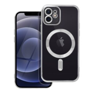 Electro Mag Cover case for iPhone 12 compatible with MagSafe silver