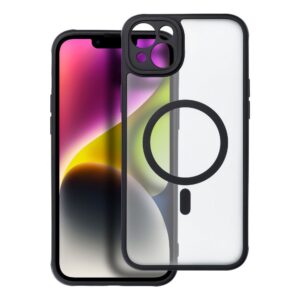 Full Matte Mag case for iPhone 14 PLUS Cover compatible with MagSafe black