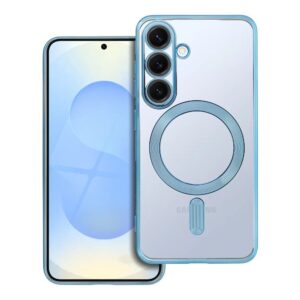 Electro Mag Cover case for Samsung S25 compatible with MagSafe blue